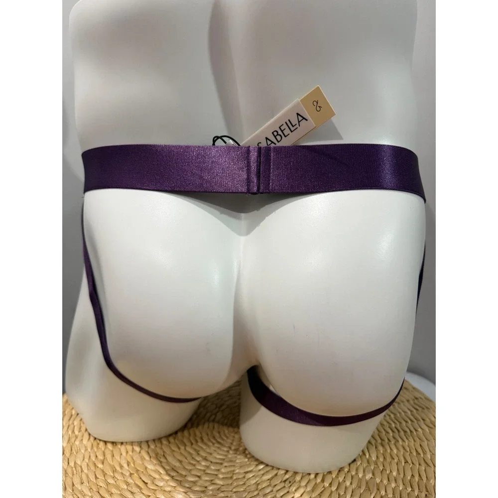 Cosabella NSN Men's Lace Jock Strap Purple Supportive Luxury Underwear size L